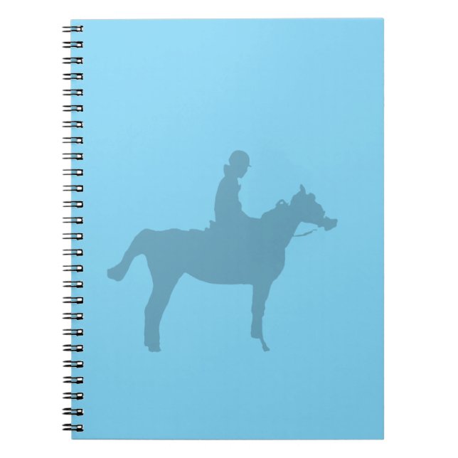 Horse Silhouette Small Notepad Anteckningsbok (Framsidan)