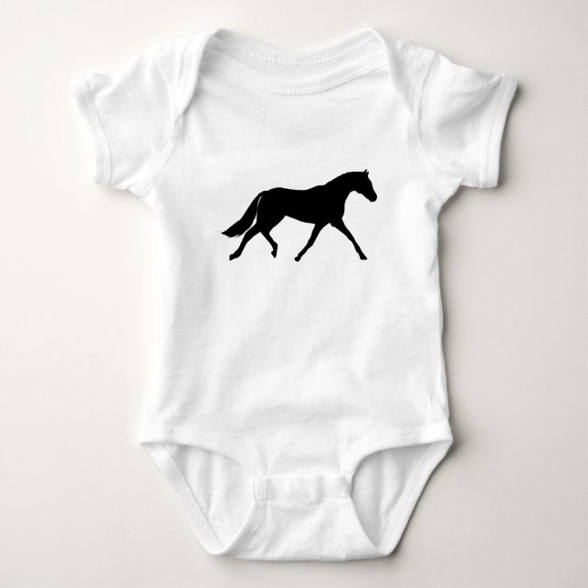 Horse Silhouette T Shirt (Framsida)