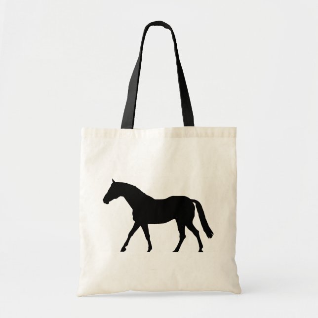 Horse Silhouette Tygkasse (Framsidan)