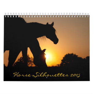 Horse Silhouettes Kalender
