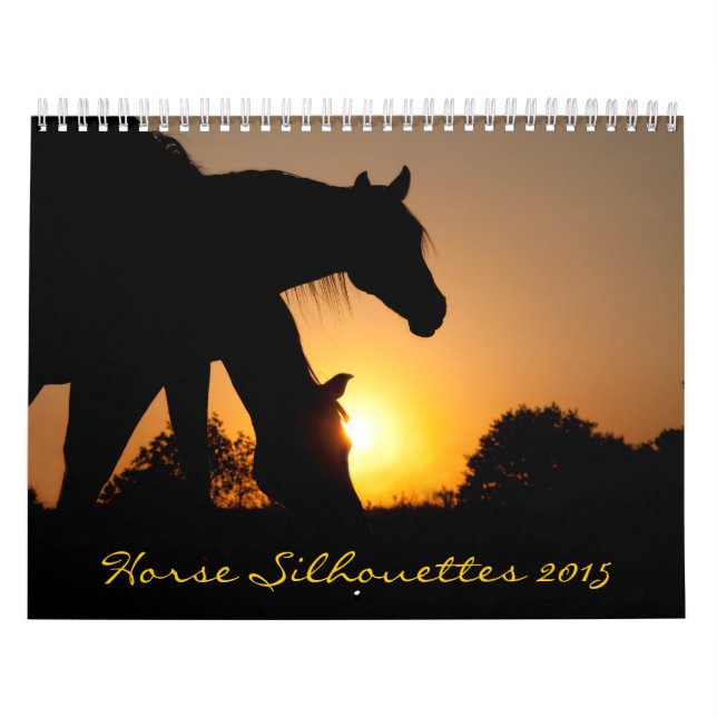 Horse Silhouettes Kalender (Omslag)