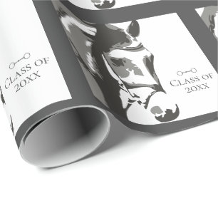 Horse Sketch, klassen Snaffle Bit Grått Studenten Presentpapper