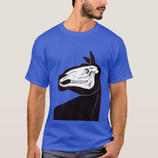 Horse Skullhouette-pojke T Shirt