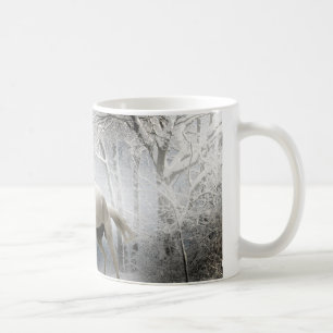 Horse Snö Forest kaffepodlingar Kaffemugg