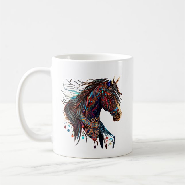 Horse Spirit Animal Mugg (Vänster)