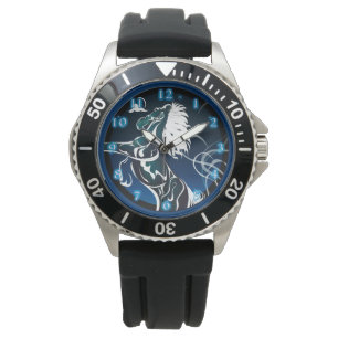 Horse Spirit BLACK HÅL SOL Armbandsur