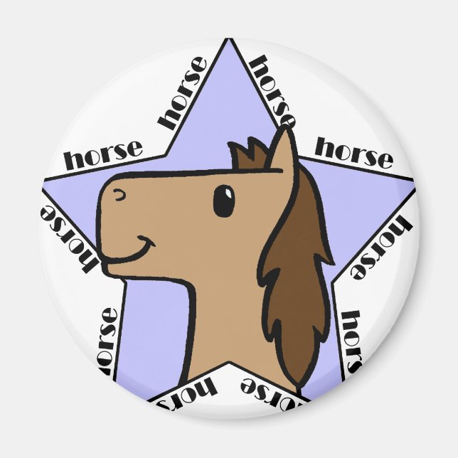 Horse Star Magnet (Framsidan)