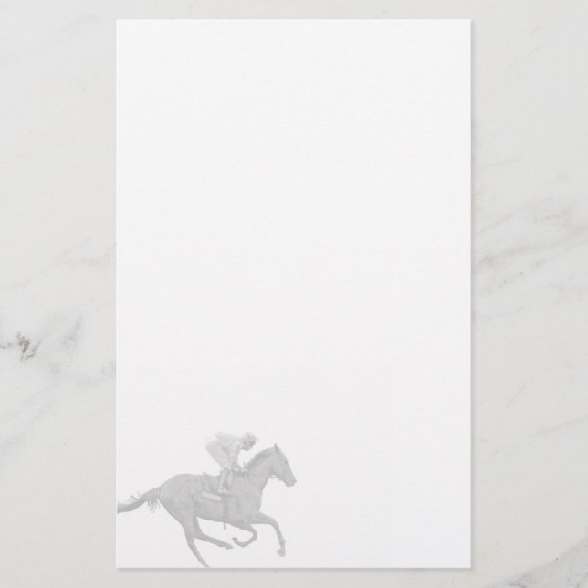 horse stationery brevpapper (Framsida)