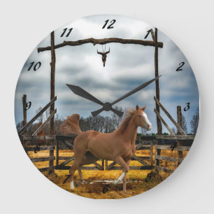 HORSE STORGE CLOCK STOR KLOCKA