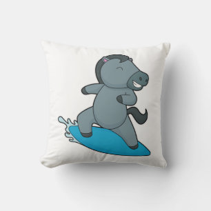 Horse Surfer Vatten sport Kudde