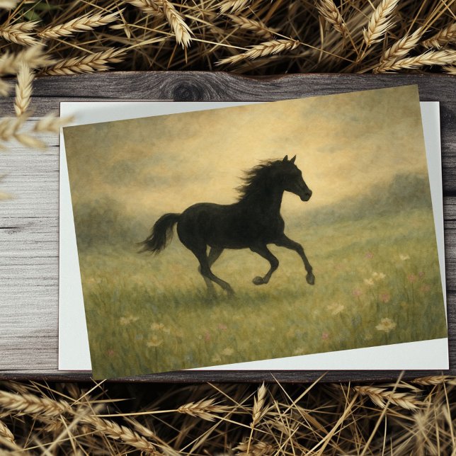 Horse Sympathy Card  Kort (May the memories you shared bring you comfort and peace.
)
