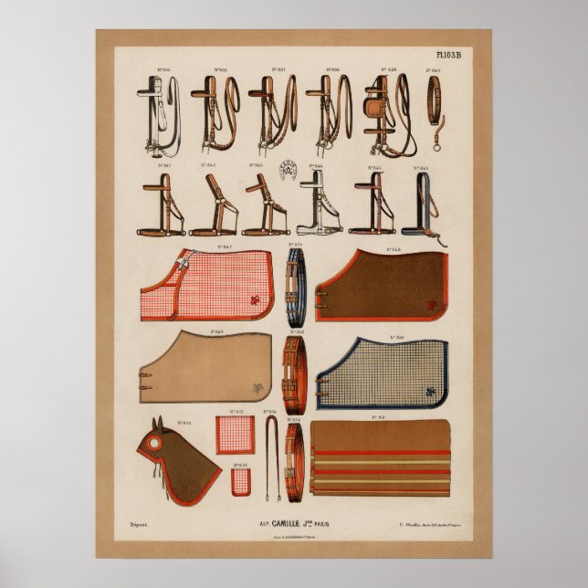 Horse Tack Poster (Framsidan)