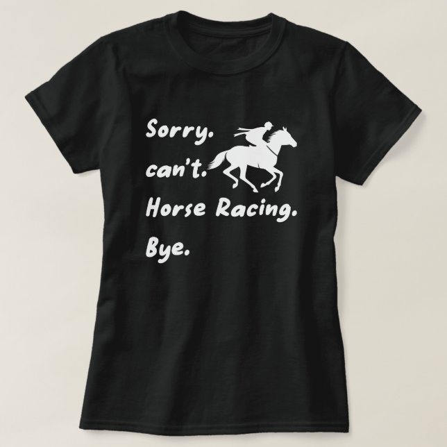 Horse Tävla Adjö, Horse Tävla Gift T Shirt (Design framsida)