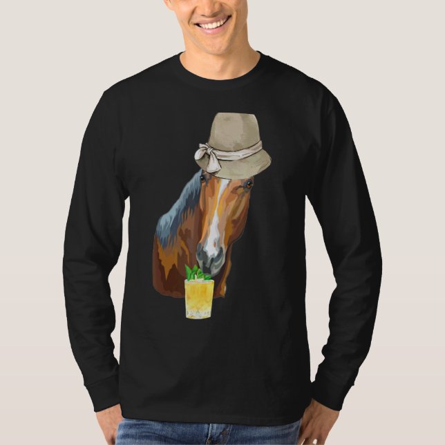 Horse Tävla Derby Party T Shirt (Framsida)