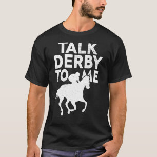 Horse Tävla Derby Tävling Owner pratar med mig om T Shirt