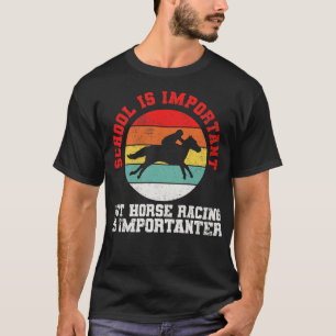 Horse Tävla Equestrian Horse Racers T Shirt