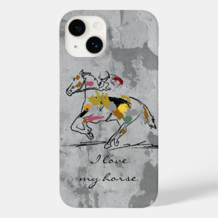 Horse tävla Fodral-Mate iphone case