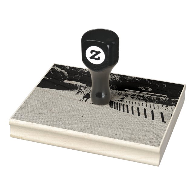 Horse Tävla Muddy Track Grunge Stämpel (Stämpel)