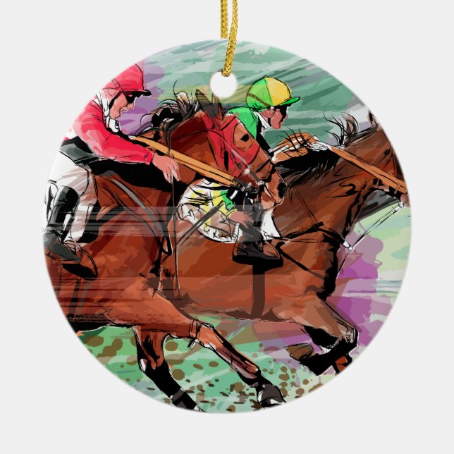 Horse Tävla Ornament (Framsidan)