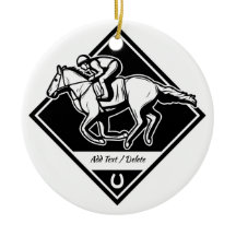 Horse Tävla Ornament