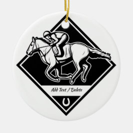 Horse Tävla Ornament