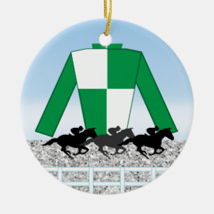 Horse Tävla - SRF Julgransprydnad Keramik
