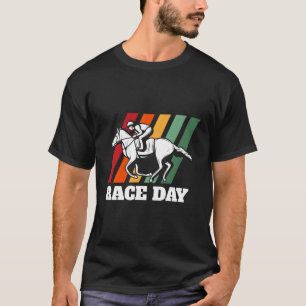 Horse Tävla Tävling Day Ky Derby Horse Jockey T Shirt