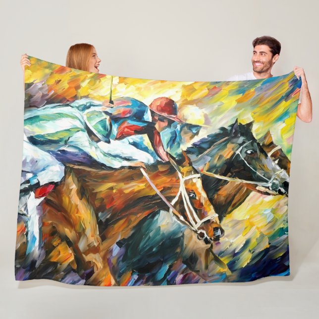 Horse Tävla XL Fleece Blanket (På plats)