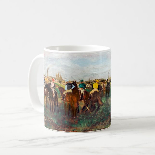 Horse Tävling, Edgar Degas Kaffemugg (Framsida vänster)