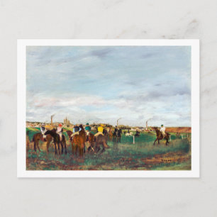 Horse Tävling, Edgar Degas Vykort