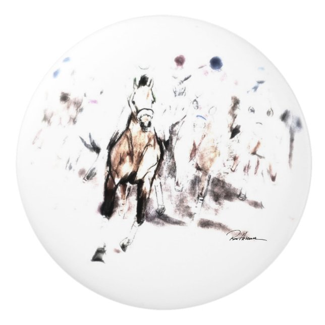 Horse Tävling Knopp (Framsidan)