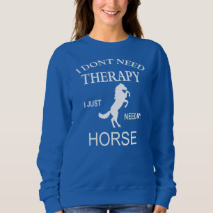 HORSE TEERAPY Funny Horse Lovers Horse Therapist  T Shirt