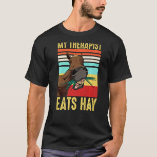 Horse Therapist Tävla Ride Animal Horseback Veter T Shirt