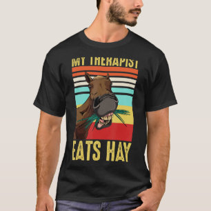 Horse Therapist Tävla Ride Animal Horseback Veter T Shirt