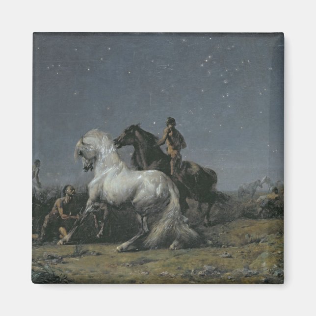 Horse Thieves, 1800-talet Magnet (Framsidan)