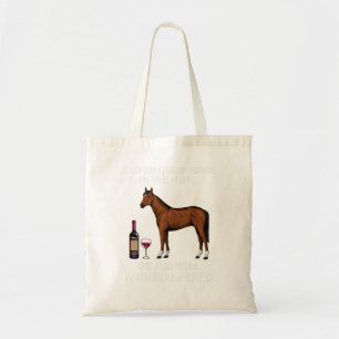 Horse Thoroughborn och vin lustige riddare Tygkasse