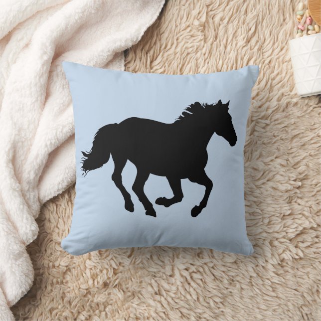 HORSE THROW PILLOW KUDDE (Filt)