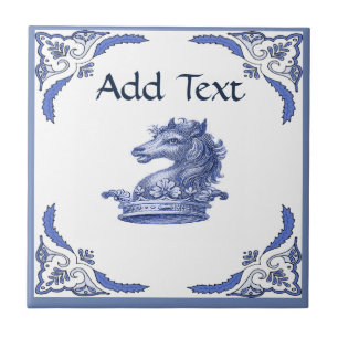 HORSE Tile, holländska titta, Personalize Kakelplatta