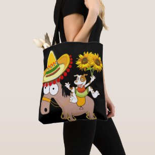 Horse Tote Bag Tygkasse