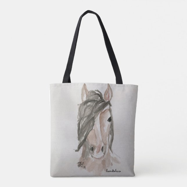 Horse Tote Tygkasse (Baksida)