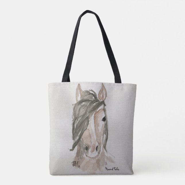 Horse Tote Tygkasse (Baksida)