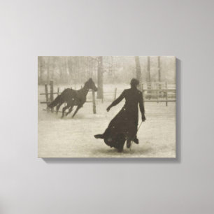 Horse Trainer av Felix Thiollier 1899 Canvastryck