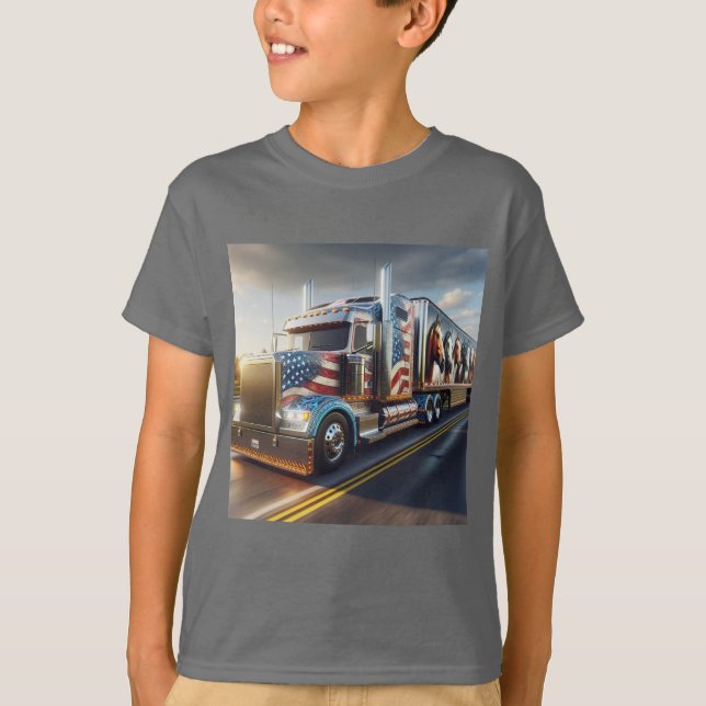 Horse Transporter av Natasha Us T Shirt (Framsida)