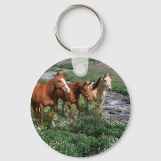 Horse Trio Keychain Nyckelring