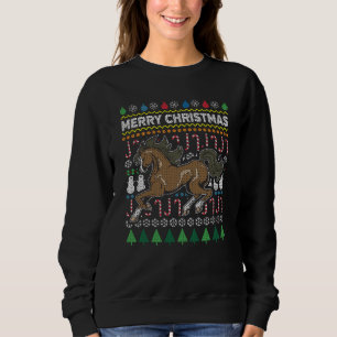 Horse Ugly jul Sweater Wildlife Series Tröja