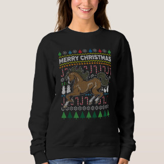Horse Ugly jul Sweater Wildlife Series Tröja
