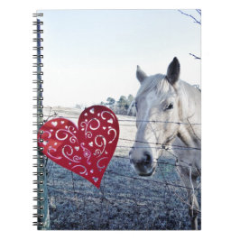 HORSE Valentine Hjärtat Anteckningsbok