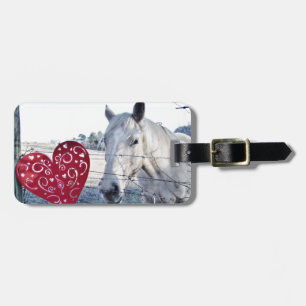 HORSE Valentine Hjärtat Bagagebricka