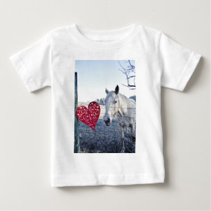 HORSE Valentine Hjärtat Tee