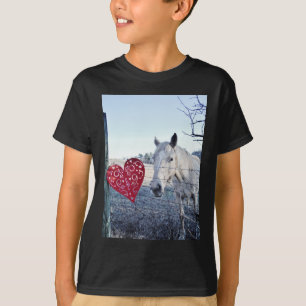HORSE Valentine Hjärtat Tee